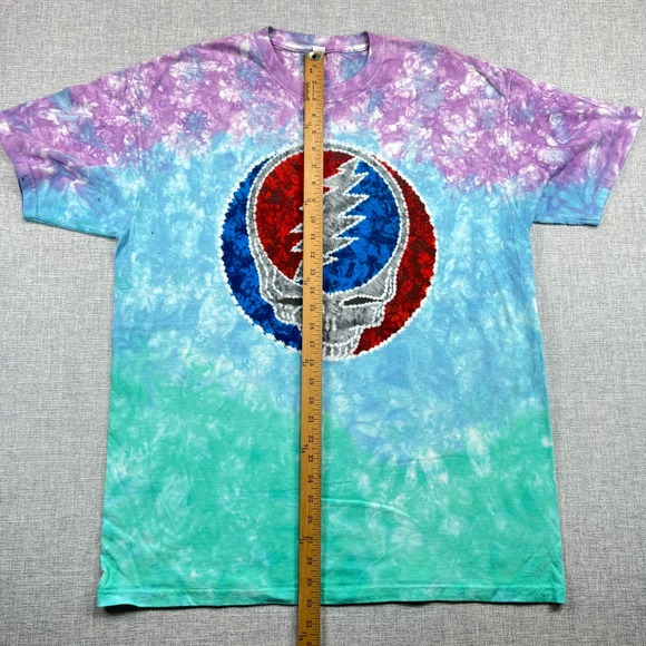 Grateful Dead Style Tie Dye T-Shirt Steal Your Face Graphic Men Large‎ Jam Band - Picture 6 of 8